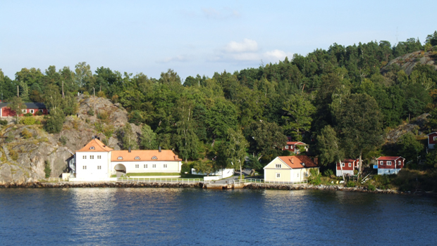 Paesaggio tra Oslo e Stoccolma